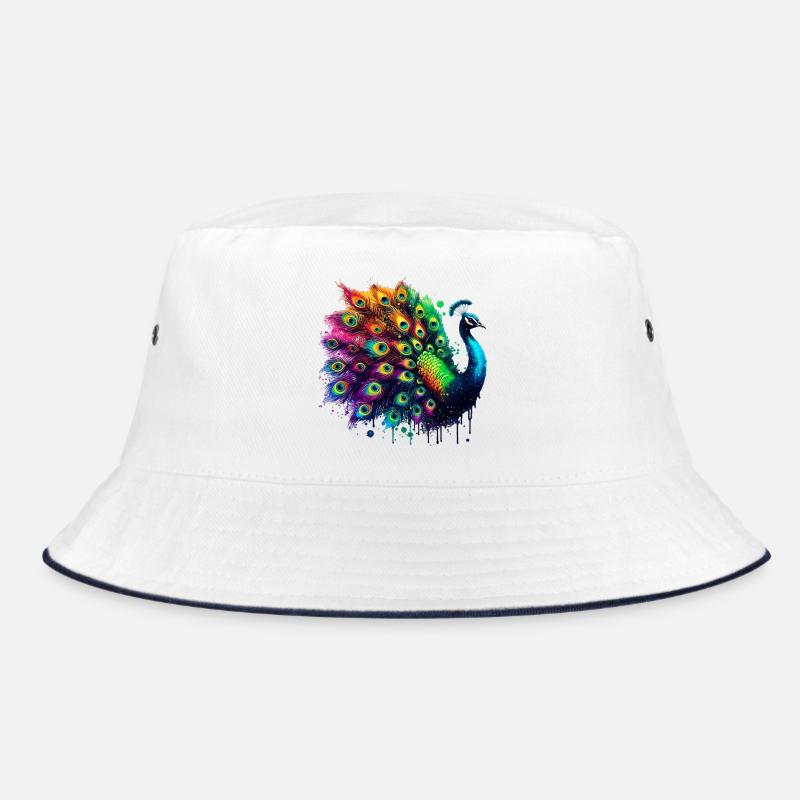Peacock Bucket Hat