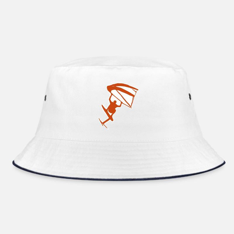 Wing Label - Bucket Hat - Weiß/Navy