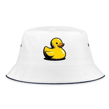 Caneton Canard Canard Canard - Bob - blanc/marine - Devant