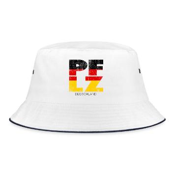 Deutschland Pfalz Pfälzer Fußball - Bucket Hat - Weiß/Navy - Vorne
