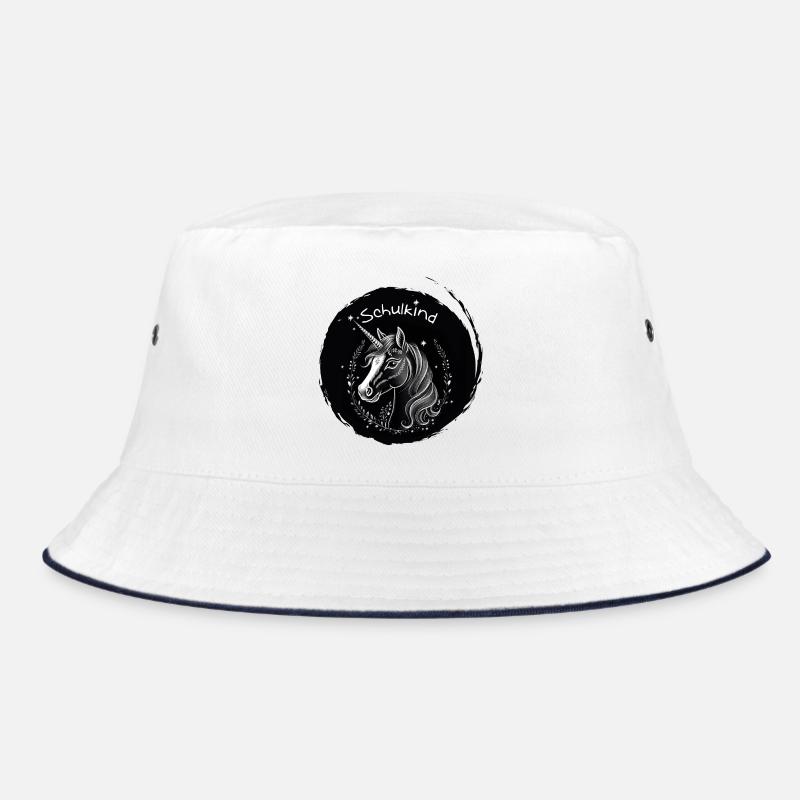 Schulkind - Einhorn mit Sternchen - Kreide Tafel Bucket Hat
