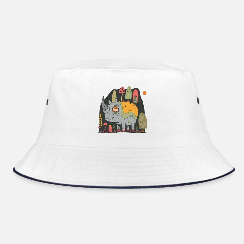 Müdes Nashorn | © M2-D2 Bucket Hat