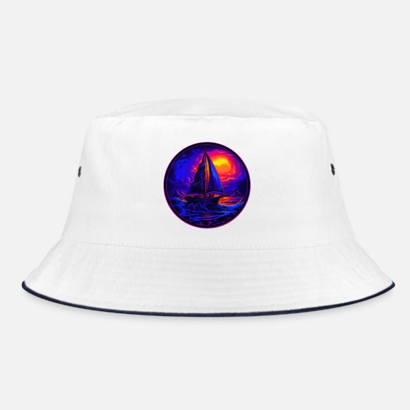 Neonsegler am Abendrot Bucket Hat