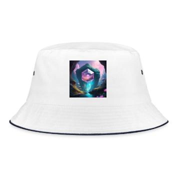 Magic Cave - Bucket Hat - white/navy - Front