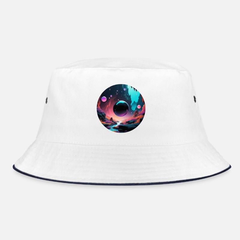 Black Sphere Bucket Hat