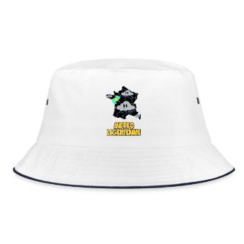 Loire Wetter - Bucket Hat - Weiß/Navy - Vorne