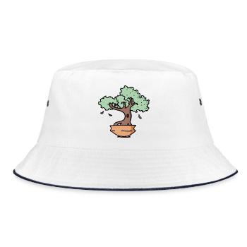 arbre zen - Bob - blanc/marine - Devant
