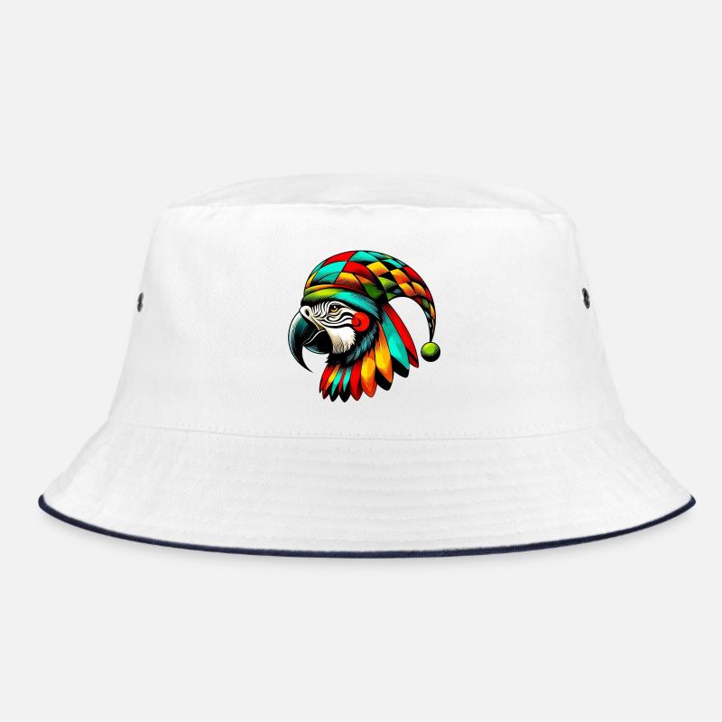 Harlekin Papagei Bucket Hat