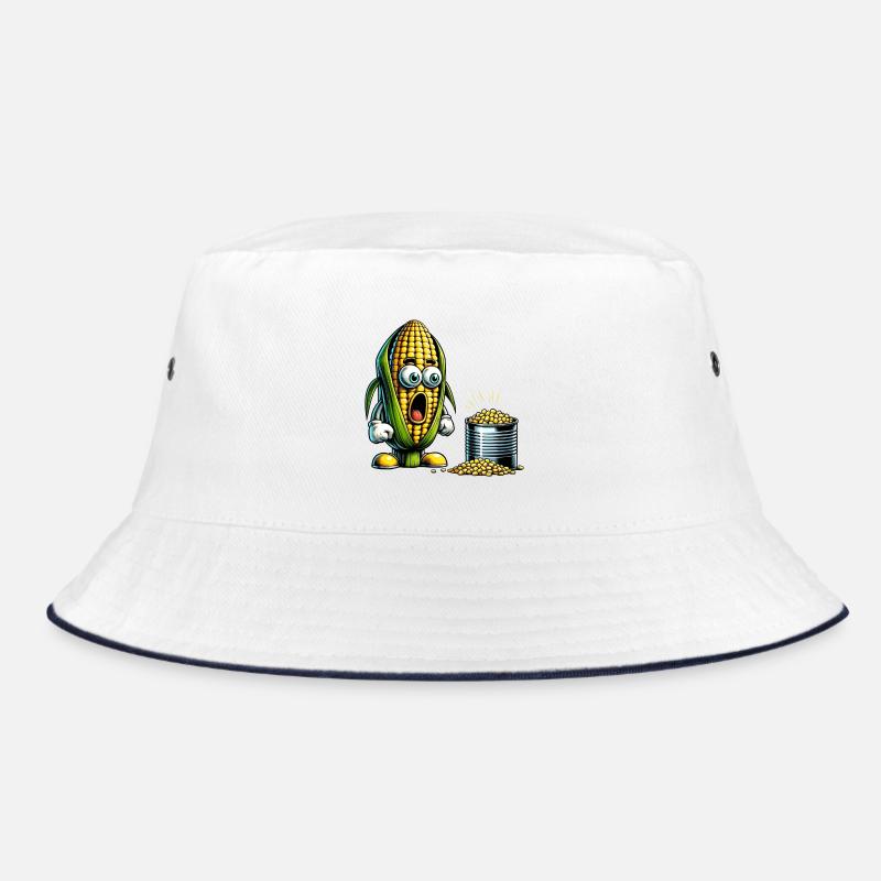 Funny corn design Bucket Hat