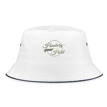 Held des Haubergs Wald Ranger Hauberg Knipp Gnibb - Bucket Hat - Weiß/Navy - Vorne