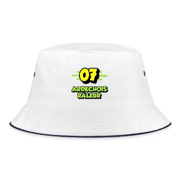 Complaining Ardèche - Bucket Hat - white/navy - Front