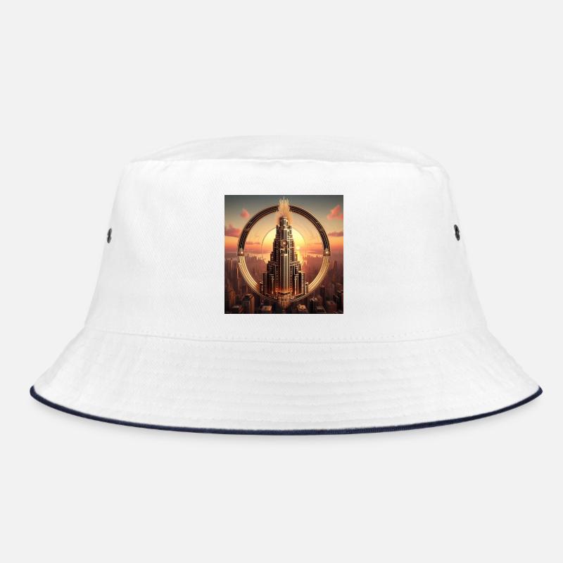 Skyscraper 4 Bucket Hat