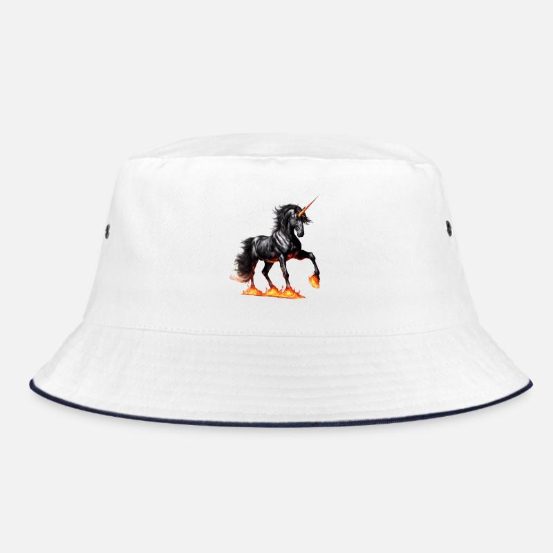 The Mighty Black Unicorn Bucket Hat