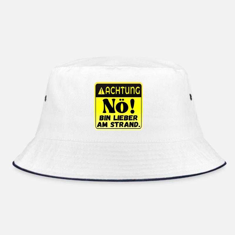 URLAUBSSPRÜCHE STRAND FERIEN Bucket Hat