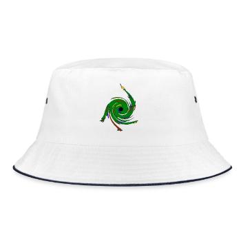 Black Holy Christmas - Bucket Hat - white/navy - Front
