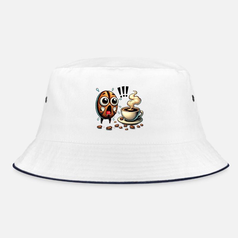 Lustiges Kaffee Design Bucket Hat
