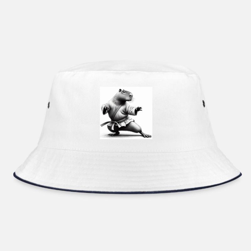 Kung-fu capybara Bucket Hat