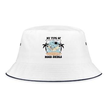 Skeleton Hammock Beach - Bucket Hat - white/navy - Front