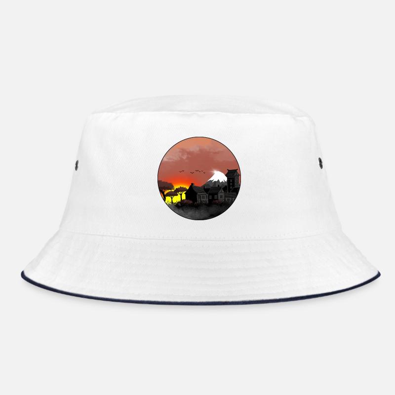 Asian landscape Bucket Hat
