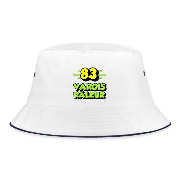 Complaining Var - Bucket Hat - white/navy - Front