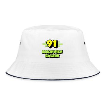 Essonnien râleur - Bob - blanc/marine - Devant