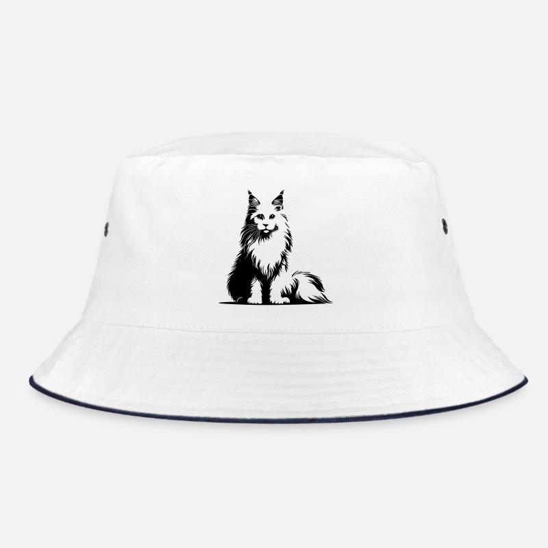 Maine Coon Katze Bucket Hat