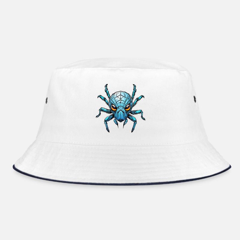 An impressive blue spider Bucket Hat