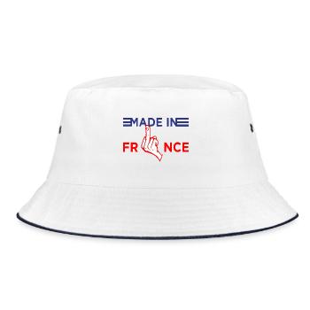 Made in France - Bob - blanc/marine - Devant