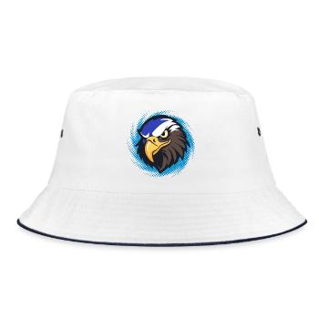 MASCOTTE EAGLE - Bucket Hat - white/navy - Front