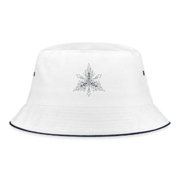Graphic - Bucket Hat - white/navy - Front