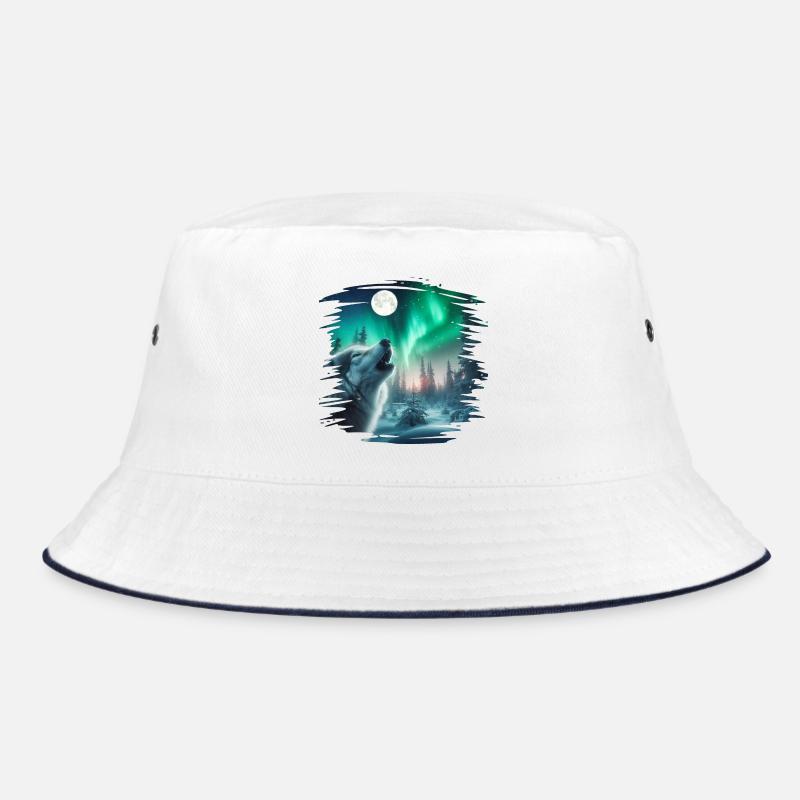Aurora borealis Bucket Hat
