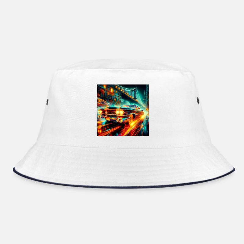 Oldtimer Elektroauto Bucket Hat