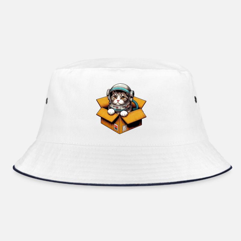 Astronaut Katze Bucket Hat