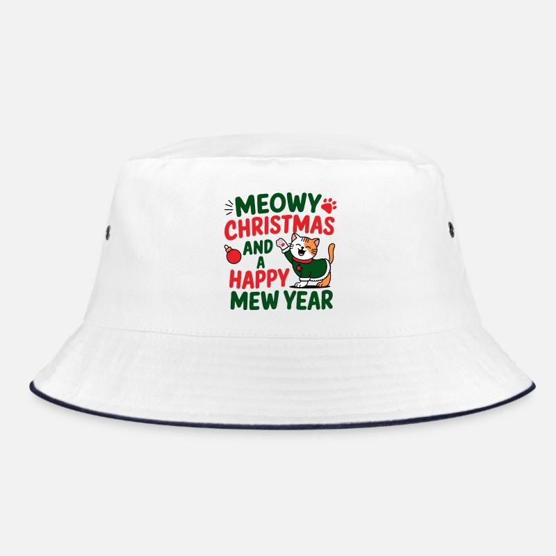 Festive Cat Year Design Bucket Hat