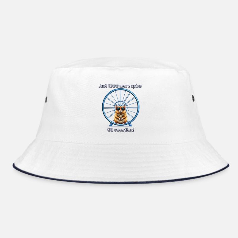 Hamster s Vacation Countdown Bucket Hat