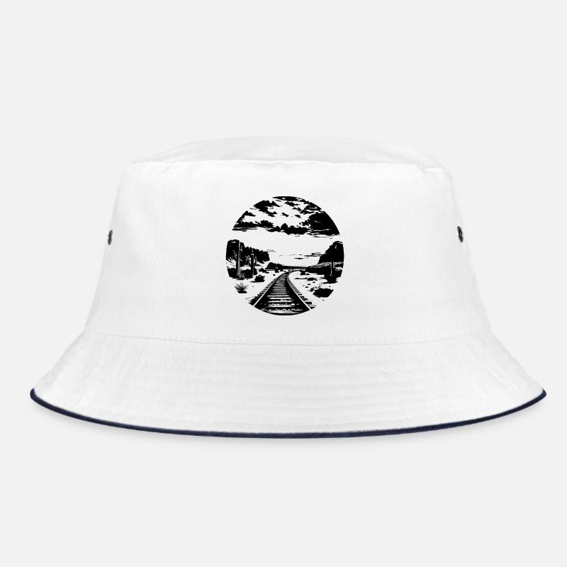 Eisenbahn Grafik Bucket Hat
