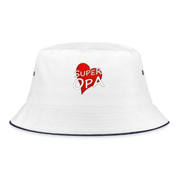 Super grand-père - Bob - blanc/marine - Devant