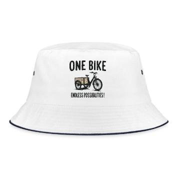 Vélo cargo Vélo cargo Des possibilités infinies - Bob - blanc/marine - Devant