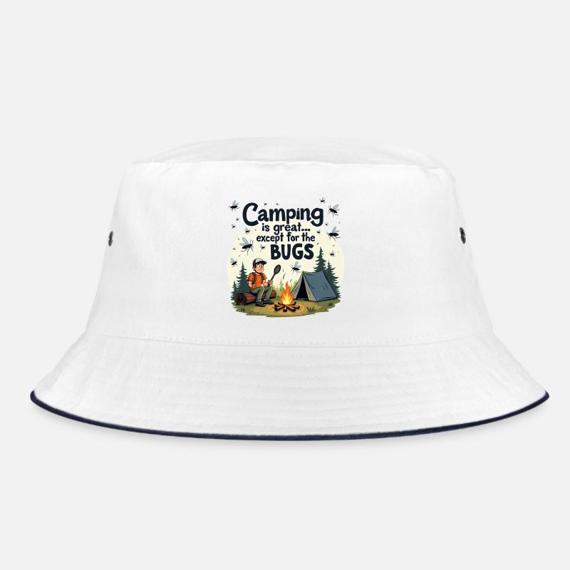 Camping is great except for the annoying mosquitoes! Bucket Hat