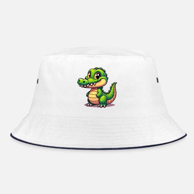 Alligator-Krokodil Bucket Hat