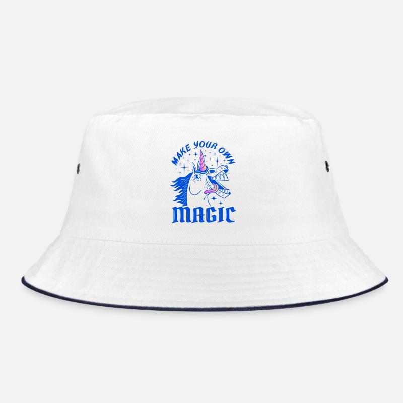 Make Your Own Magic – Wildes Einhorn-Design Bucket Hat