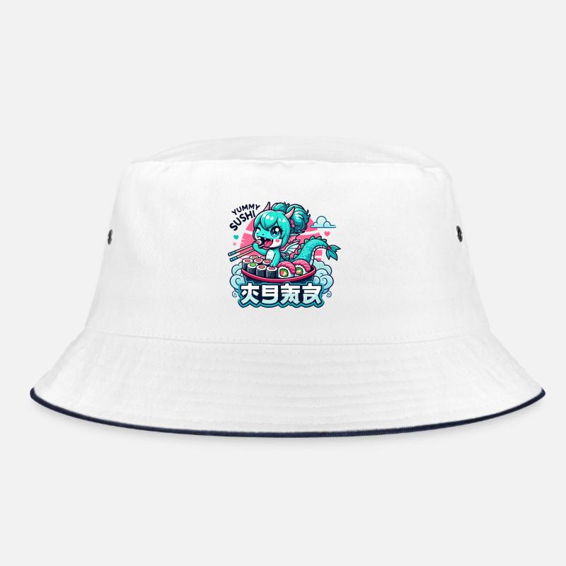Drache Maki Sushi Kawaii Geschenk Bucket Hat
