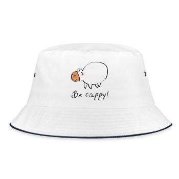 Ne vous inquiétez pas, soyez cappy - Bob - blanc/marine - Devant