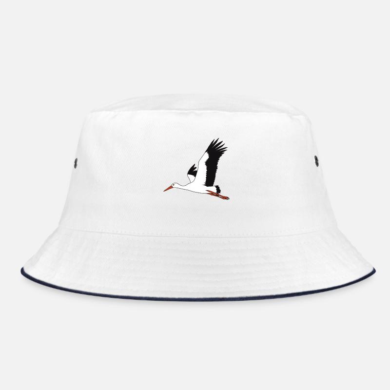 flying stork Bucket Hat