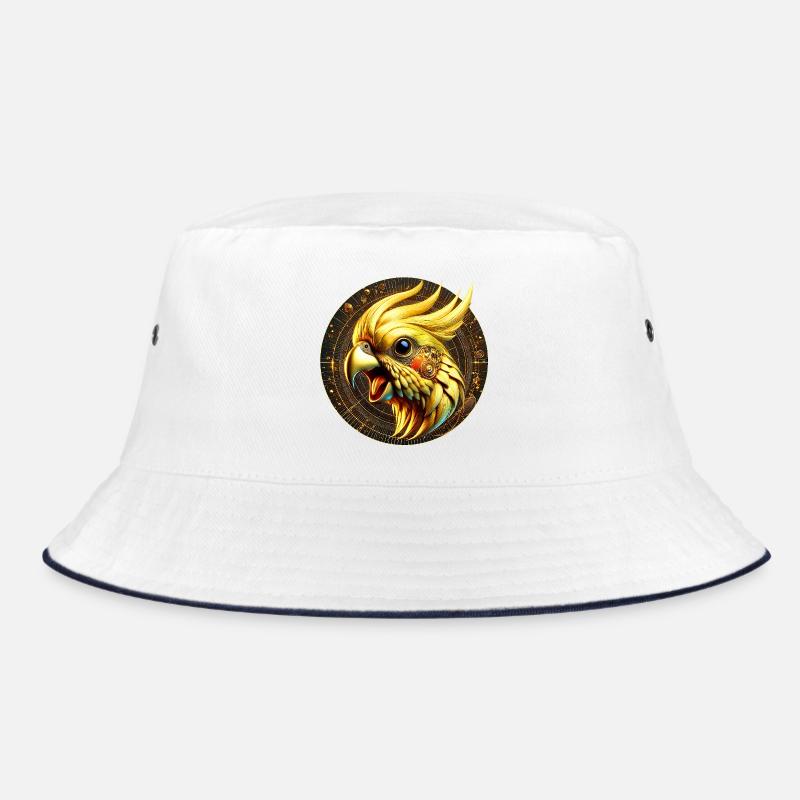 Steampunk-Bird (01) Bucket Hat