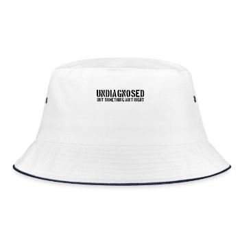 Undiagnosed - Bucket Hat - white/navy - Front