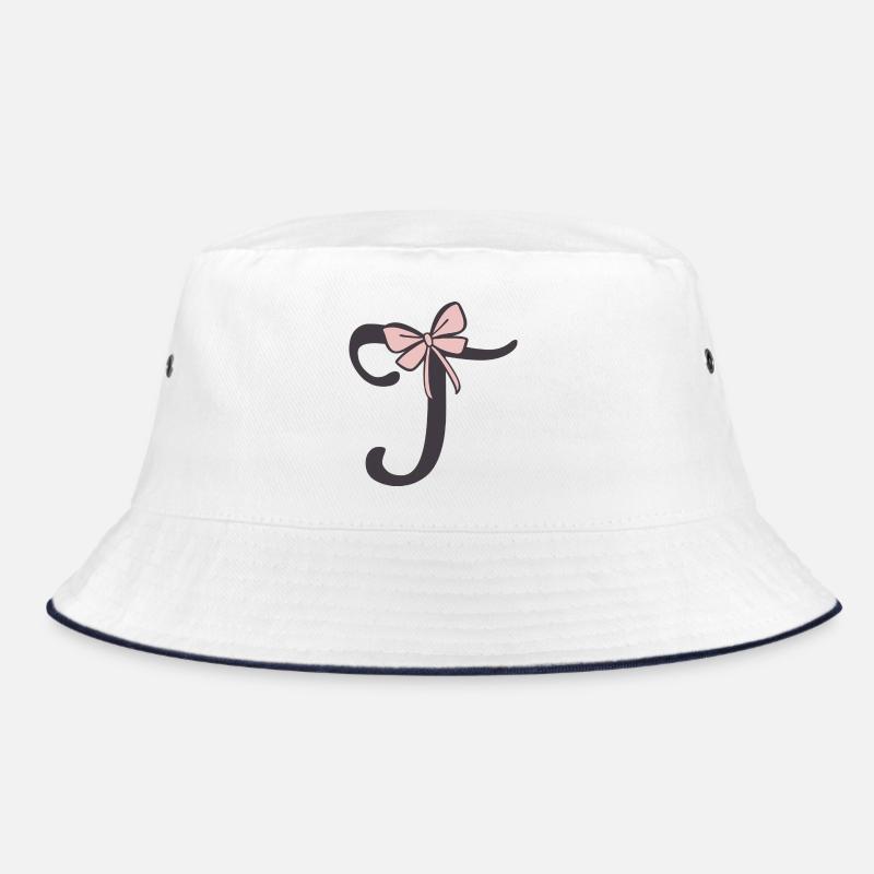 Anfangsbuchstabe T Schleifchen Bucket Hat