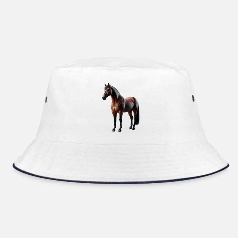 Horse Brown Bucket Hat