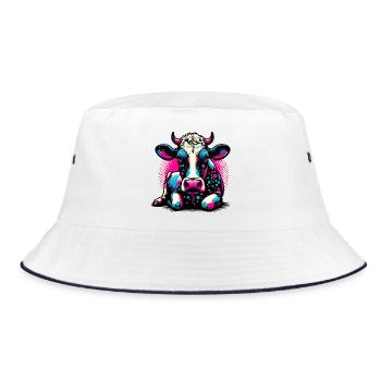 Vache - Bob - blanc/marine - Devant