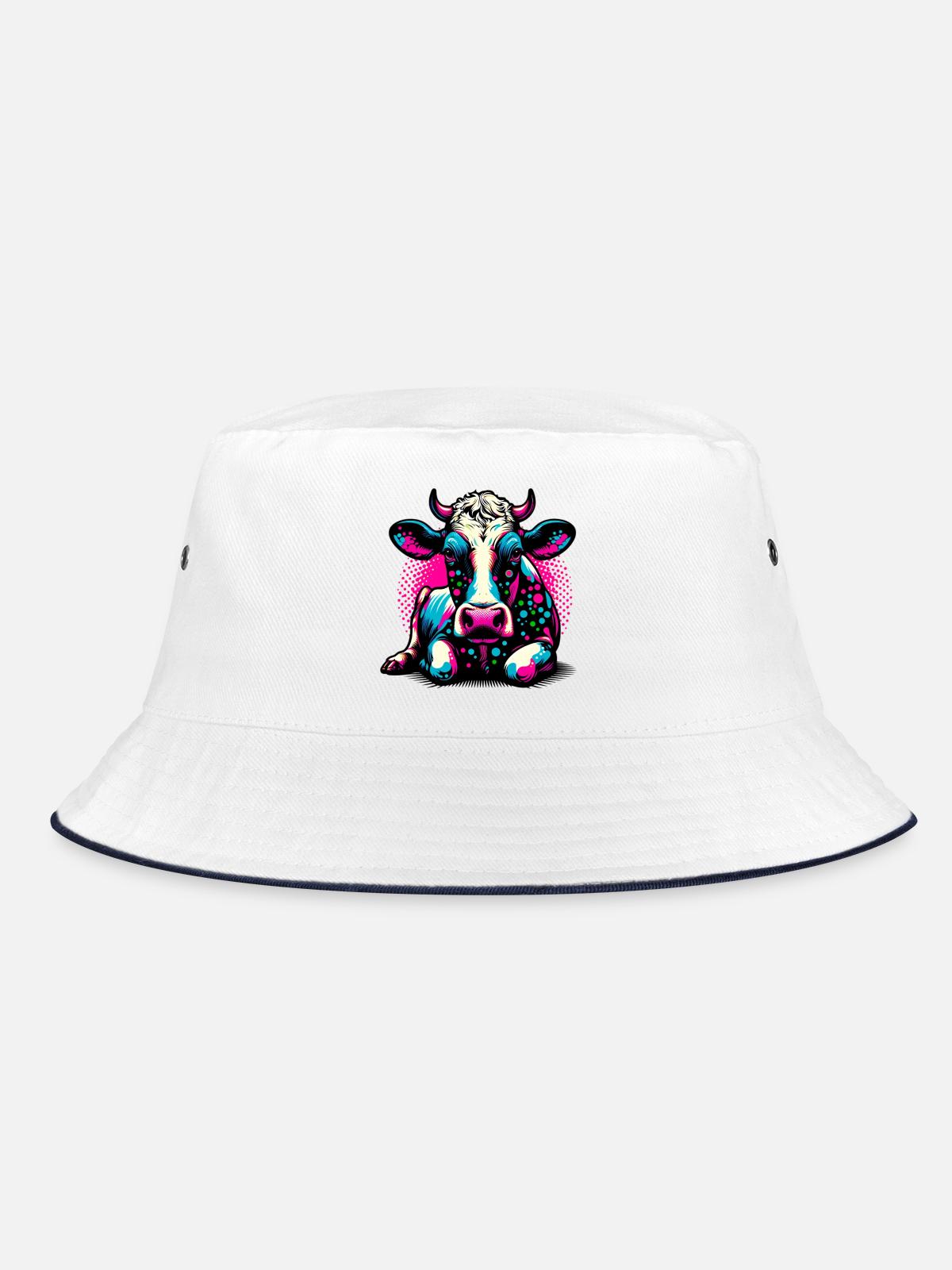 Vache - Bob - blanc/marine - Devant